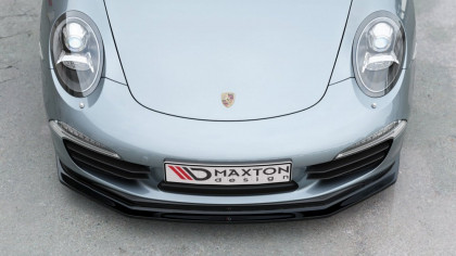 Spojler pod nárazník lipa V.2 Porsche 911 Carrera 991 černý lesklý plast