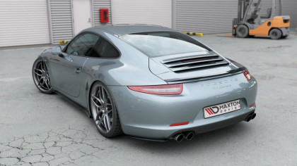 Splittery zadní boční Porsche 911 Carrera 991 matný plast