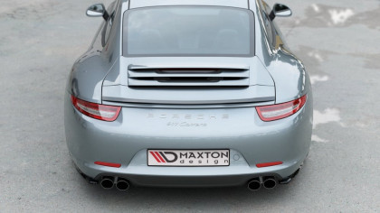 Prodloužení spoileru Porsche 911 Carrera 991 černý lesklý plast