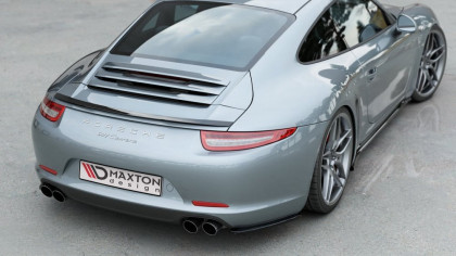 Prodloužení spoileru Porsche 911 Carrera 991 černý lesklý plast