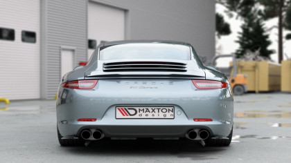 Prodloužení spoileru Porsche 911 Carrera 991 černý lesklý plast