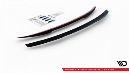 Prodloužení spoileru Porsche 911 Carrera 991 černý lesklý plast