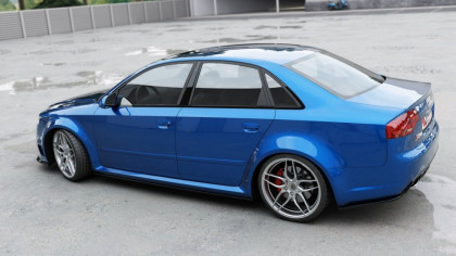 Prahové lišty Audi RS4 B7 carbon look