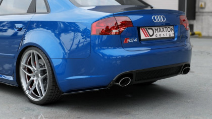 Splittery zadní boční Audi RS4 Sedan B7 černý lesklý plast