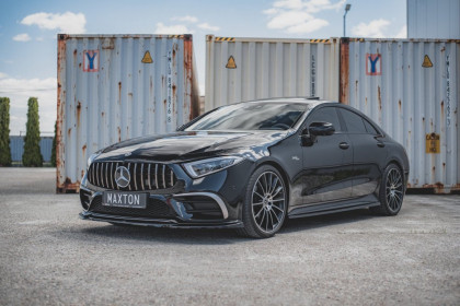 Prahové lišty Mercedes-Benz CLS AMG-Line C257 černý lesklý plast