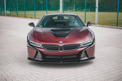 Spojler pod nárazník lipa BMW i8 černý lesklý plast