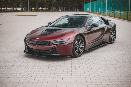 Spojler pod nárazník lipa BMW i8 černý lesklý plast