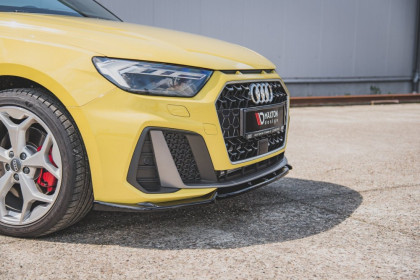 Spojler pod nárazník lipa V.3 Audi A1 S-Line GB černý lesklý plast