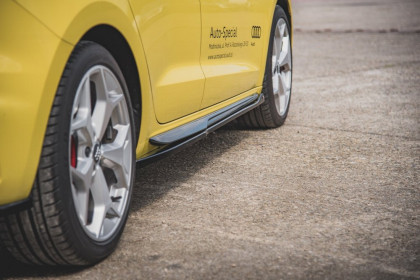 Prahové lišty Audi A1 S-Line GB černý lesklý plast