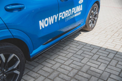 Prahové lišty Ford Puma ST-Line černý lesklý plast