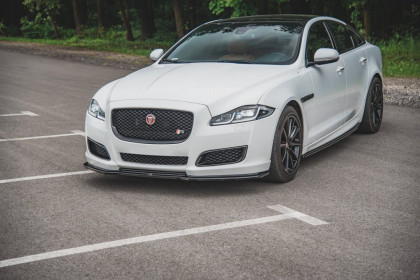 Spojler pod nárazník lipa Jaguar XJ X351 Facelift černý lesklý plast