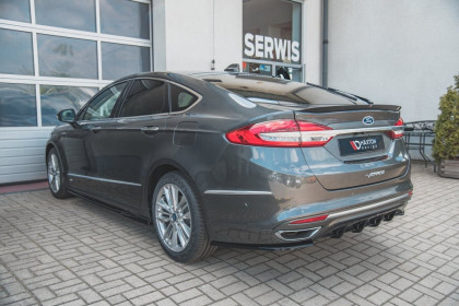 Splittery zadní boční Ford Mondeo Vignale Mk5 Facelift černý lesklý plast