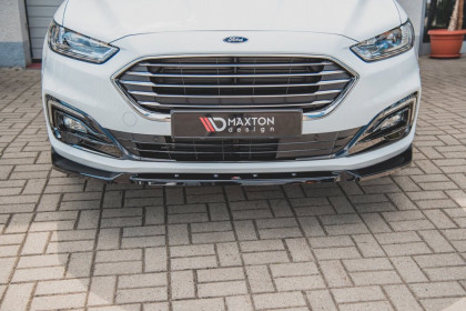 Spojler pod nárazník lipa Ford Mondeo Mk5 Facelift černý lesklý plast