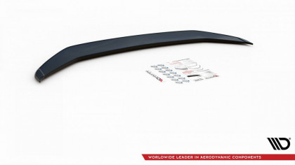 Spojler pod nárazník lipa V.3 Audi RS6 C8 černý lesklý plast