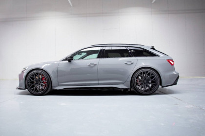 Splittery zadní boční Audi RS6 C8 carbon look