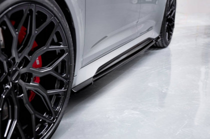 Prahové lišty V.1 Audi RS6 C8 carbon look