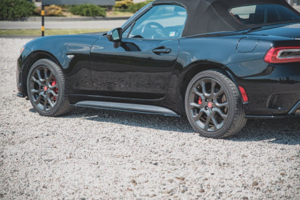 Prahové lišty Fiat 124 Spider Abarth černý lesklý plast