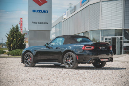 Prahové lišty Fiat 124 Spider Abarth černý lesklý plast