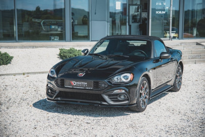 Spojler pod nárazník lipa Fiat 124 Spider Abarth černý lesklý plast