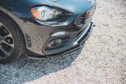 Spojler pod nárazník lipa Fiat 124 Spider Abarth černý lesklý plast