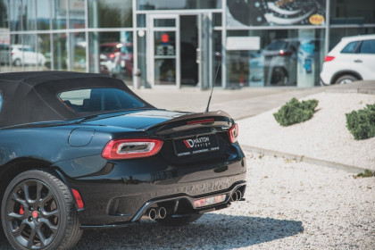 Prodloužení spoileru Fiat 124 Spider Abarth černý lesklý plast