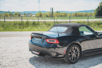 Prodloužení spoileru Fiat 124 Spider Abarth černý lesklý plast