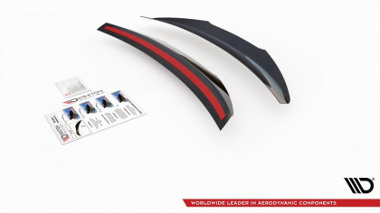 Prodloužení spoileru Fiat 124 Spider Abarth černý lesklý plast