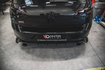 Splittery zadní boční VW Golf 7 GTI TCR černý lesklý plast