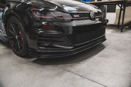 Spojler pod nárazník lipa VW Golf 7 GTI TCR  černý lesklý plast