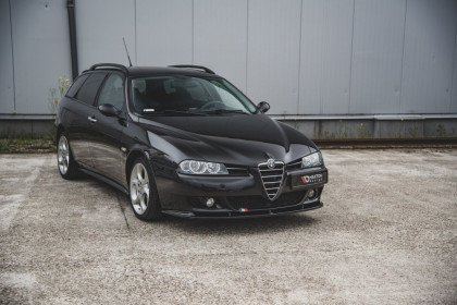 Spojler pod nárazník lipa Alfa Romeo 156 Facelift černý lesklý plast