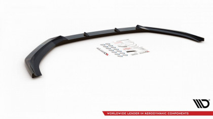 Spojler pod nárazník lipa V.3 Audi S3 8V Facelift černý lesklý plast