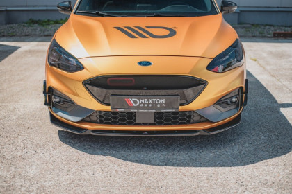 Spojler pod nárazník lipa V.7 Ford Focus ST / ST-Line Mk4 černý lesklý plast