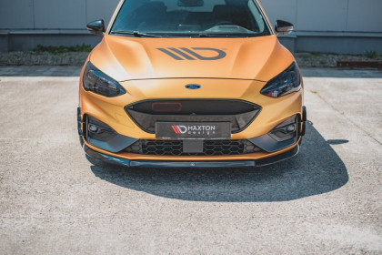 Spojler pod nárazník lipa V.8 Ford Focus ST / ST-Line Mk4 černý lesklý plast