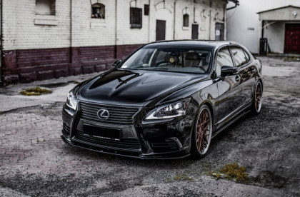 Spojler pod nárazník lipa Lexus LS Mk4 Facelift carbon look