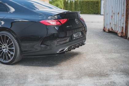 Splitter zadní Mercedes-Benz CLS AMG-Line C257  černý lesklý plast