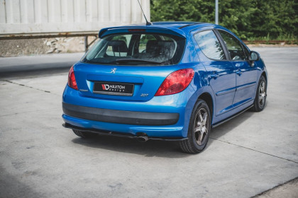 Spoiler zadního nárazníku Peugeot 207 Sport černý lesklý plast