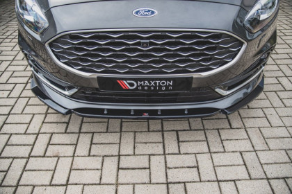 Spojler pod nárazník lipa Ford S-Max Mk2 Facelift černý lesklý plast
