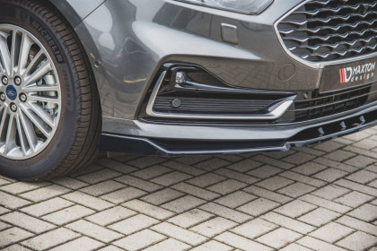 Spojler pod nárazník lipa Ford S-Max Mk2 Facelift černý lesklý plast