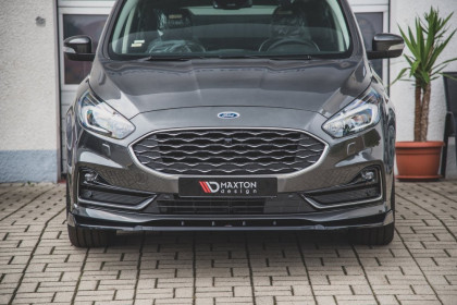 Spojler pod nárazník lipa Ford S-Max Mk2 Facelift černý lesklý plast