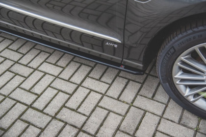 Prahové lišty Ford S-Max Mk2 Facelift černý lesklý plast