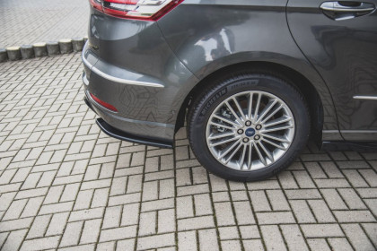 Splittery zadní boční Ford S-Max Vignale Mk2 Facelift černý lesklý plast