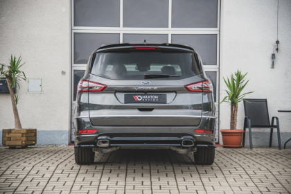 Spoiler zadního nárazníku Ford S-Max Vignale Mk2 Facelift černý lesklý plast