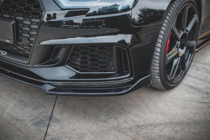 Spojler pod nárazník lipa V.3 Audi RS3 8V Facelift carbon look