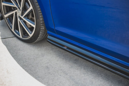 Prahové lišty V.4 VW Golf 7 R GTI Facelift matný plast