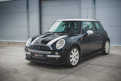 Prahové lišty Mini Cooper / One R50 černý lesklý plast