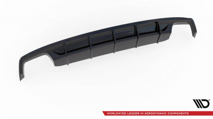 Difuzor zadního nárazníku Audi S8 D4 Facelift černý lesklý plast