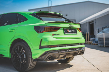 Splittery zadní boční Audi RSQ3 (F3) černý lesklý plast