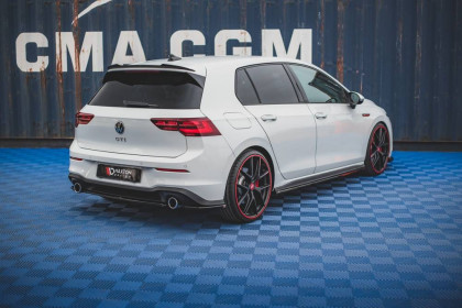 Splittery zadní boční Volkswagen Golf 8 GTI černý lesklý plast