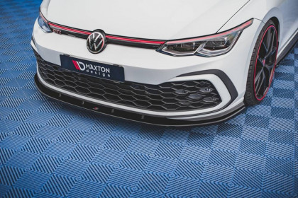 Spojler pod nárazník lipa Volkswagen Golf 8 GTI černý lesklý plast