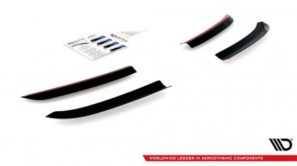 Prodloužení spoileru Porsche Panamera Turbo 970 Facelift černý lesklý plast